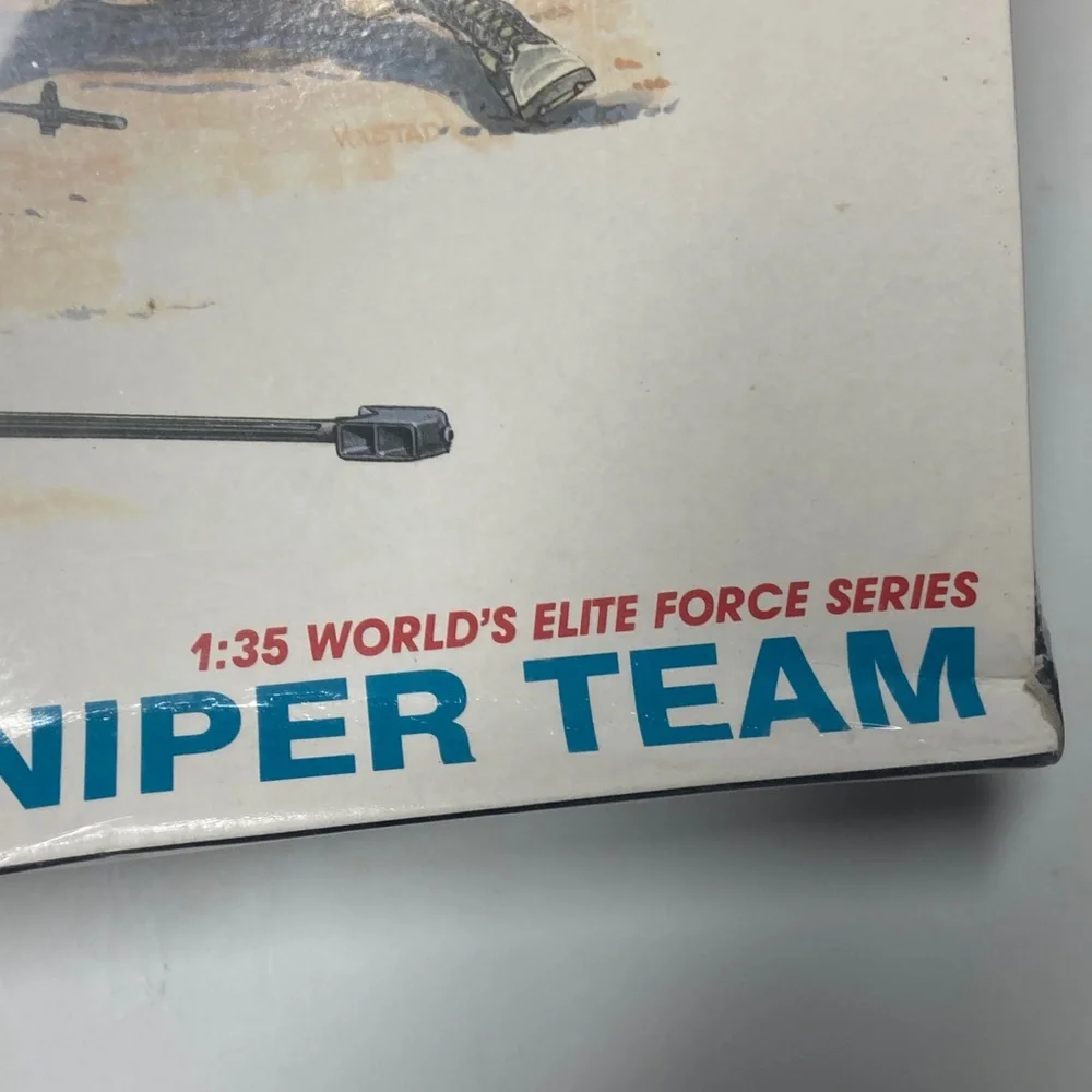 Dragon 1/35 model figure kit, new sealed, U.S. Sniper Team, unbuilt, 4 figs